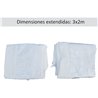Paredes reemplazo 3x2m carpa blanco Outsunny