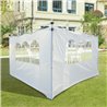 Paredes reemplazo 3x2m carpa blanco Outsunny