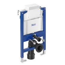 Soporte con cisterna Duplo WC bajo ventana Roca