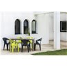 Pack de 24 sillones monobloc gris oscuro Delta Resol