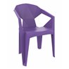 Set de 24 sillones monobloc violeta Delta Resol