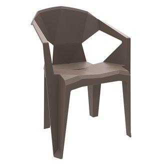 Pack de 24 sillones monobloc en chocolate Delta Resol