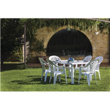Pack de 25 sillones blancos Palma Resol