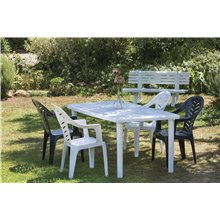 Set de 25 sillones antracita Palma Resol