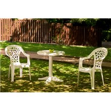 Set de 25 sillones blanco Inca Resol