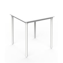 Mesa blanca con patas blancas MARSELLA de resol