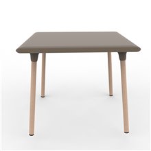 Mesa color chocolate WOOD NEW FLASH de resol