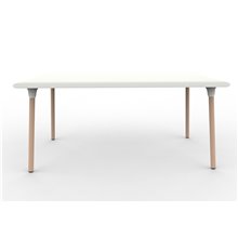 Mesa rectangular larga WOOD NEW FLASH de resol