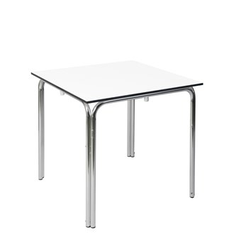 Mesa blanca 70x70 RAYA 3 de resol