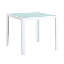Mesa blanca SHIO CRISTAL de resol