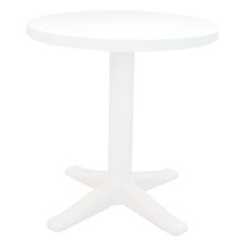 Mesa redonda blanca ESCULAPI de resol