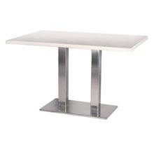 Mesa blanca MIRÓ DOBLE de resol