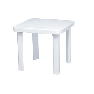 Set de 6 mesas auxiliares blancas Aandorra Resol