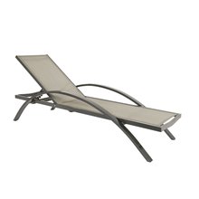 Tumbona gris claro COMFORT de Resol