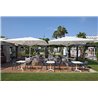 Parasol cuadrado beige A2 de Resol