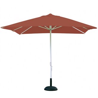 Parasol cuadrado burdeos A1 de Resol