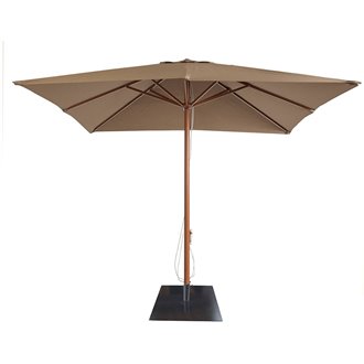 Parasol cuadrado taup&eacute; AM1 de Resol