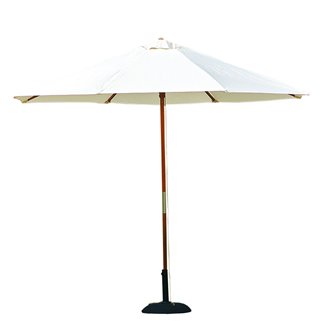 Parasol redondo marfil M2 de Resol