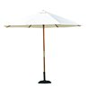 Parasol redondo marfil M2 de Resol