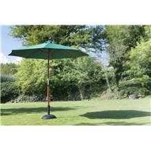 Parasol redondo verde oscuro M2 de Resol