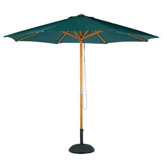 Parasol redondo verde oscuro M2 de Resol