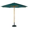 Parasol redondo verde oscuro M2 de Resol