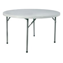 Mesa redonda gris ROSSINI de Resol