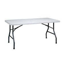 Mesa rectangular gris MAHLER de Resol