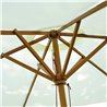 Parasol redondo Crema Outsunny