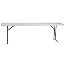 Mesa rectangular gris BACH de Resol