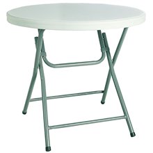 Mesa redonda h74 gris HAMLET de Resol