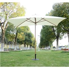 Parasol cuadrado Crema Outsunny
