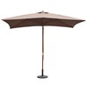Parasol Cuadrado Chocolate 200x300 Outsunny