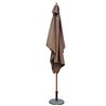Parasol Cuadrado Chocolate 200x300 Outsunny