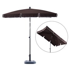 Parasol Rectangular Marrón Outsunny