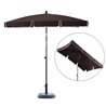 Parasol Rectangular Marr&oacute;n Outsunny