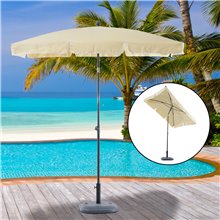 Parasol Rectangular Beige Outsunny