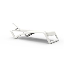 Set de 2 tumbonas blancas textilene blanco Sky Club Resol