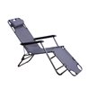 Silla tumbona Gris Outsunny