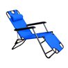 Silla tumbona Azul Outsunny