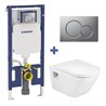 Pack inodoro The Gap Roca y cisterna Geberit DUOFIX 8 cm