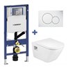 Pack inodoro The Gap Roca y cisterna Geberit DUOFIX 12cm