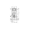 Pack inodoro MERIDIAN Roca y cisterna Geberit DUOFIX 12cm