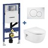 Pack inodoro MERIDIAN Roca y cisterna Geberit DUOFIX 12cm