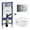 Pack inodoro MERIDIAN Roca y cisterna Geberit DUOFIX 12cm