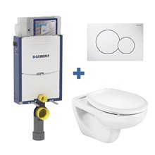 Pack inodoro VICTORIA Roca y cisterna Geberit KOMBIFIX 12cm