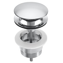 Desagüe click-clack Cromo para lavabos b10