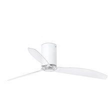 Ventilador negro mate palas transparentes MINI TUBE FAN de Faro