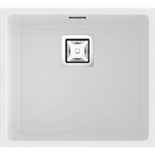 Fregadero de 1 cuba blanco Poalgi 50 x 45cm