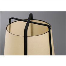 Lámpara sobremesa beige pequeña AKANE-G 20W Faro
